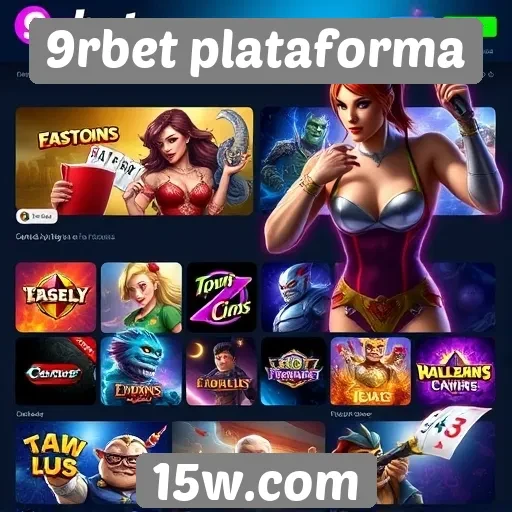 Variedade de jogos disponíveis no 9rbet